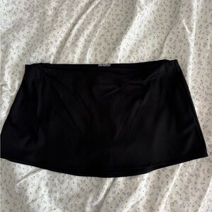 Guizio Black Mini Skirt